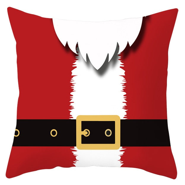 45x45cm Santa Claus Christmas Pillowcase Merry Christmas Decor for Home Christmas Ornament Xmas