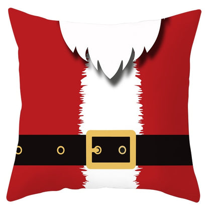 45x45cm Santa Claus Christmas Pillowcase Merry Christmas Decor for Home Christmas Ornament Xmas