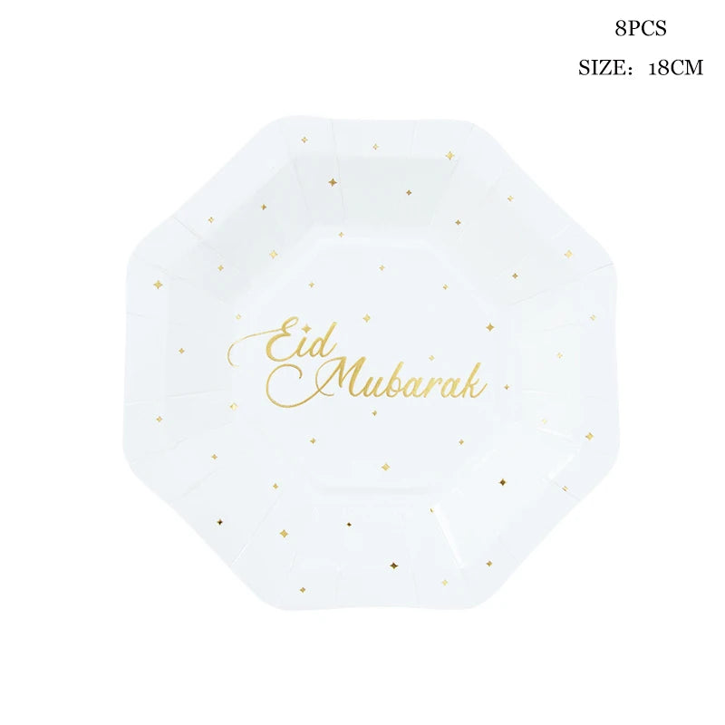 EID MUBARAK Moon Star Biscuit Mold Cookie Cutters Set Wooden EID Light Hanging Ramadan Mubarak Ramadan Kareem Party Home Decor