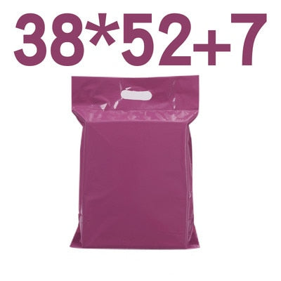 50pcs/Lots Purple Tote Bag Express Bag Courier Bags Self-Seal Adhesive Thick Waterproof Plastic Poly Envelope Mailing Bags