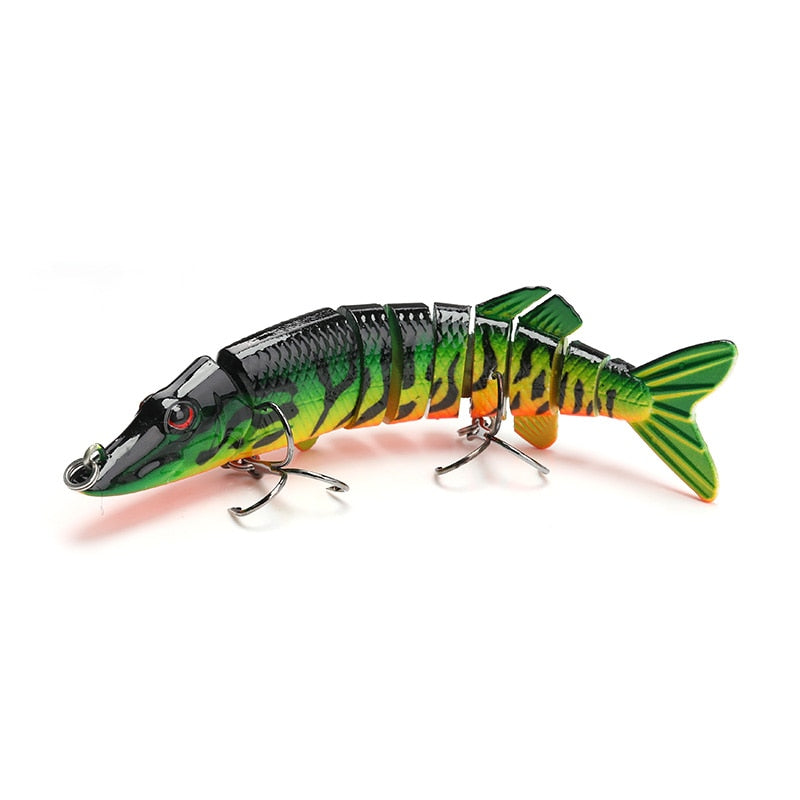 VTAVTA Artificial Pike Lure Bait Multi Jointed Bait 12.5cm 20g Lifelike Crankbaits Fishing Wobblers Swimbait Sea Fishing Lure