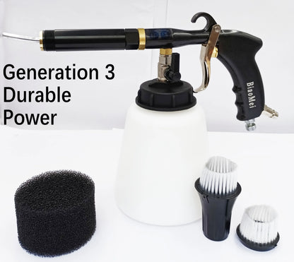 Z-020 Black Tornado Air Regulator Big Japanese Steel Bearring Tube Car Detailing Cleaning Tornador Gun