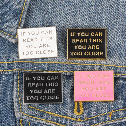 Introvert Loner Loser Club Enamel Pins Autism Badges Custom Cat Brooches Bag Clothes Lapel Pin Punk Black White Jewelry
