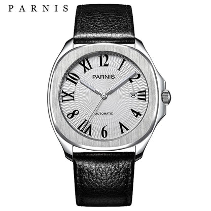 Fashion Parnis 40mm Automatic Watch Minimalist Men Miyota Sapphire Crystal Mechanical Sports Watches Relogio Masculino Man