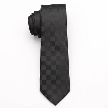 XGVOKH 20 Style Neck Tie Men Skinny Necktie Wedding Ties Polyester Black Dot Fashion Mens Business Bowtie Shirt Accessories