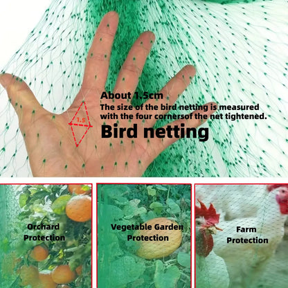 Plants Nylon Protection Net Anti Bird Netting Crop Fruit Vegetable Protective Net Climbing Net Garden Orchard Fence Width 2M 4M