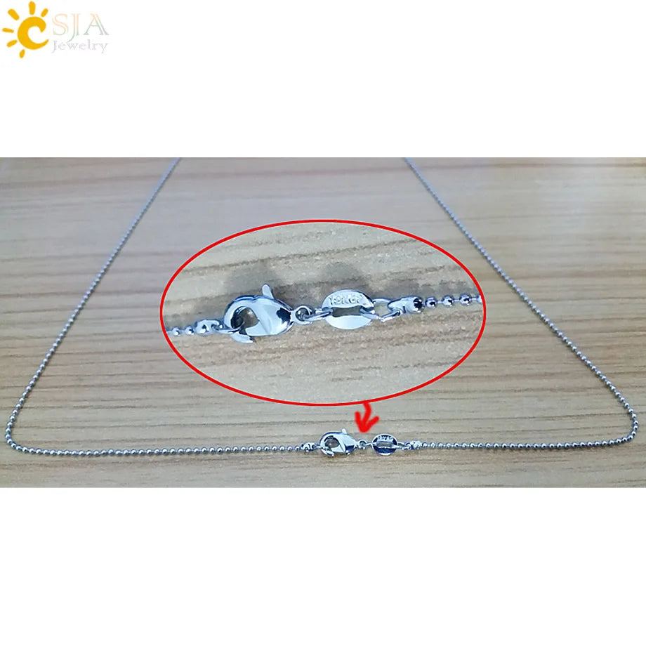 CSJA Pink Quartz Gem Power Statement Necklace Male Female Jewelry Natural Gem Stone Pendant Lovely Frog Jewellery E184