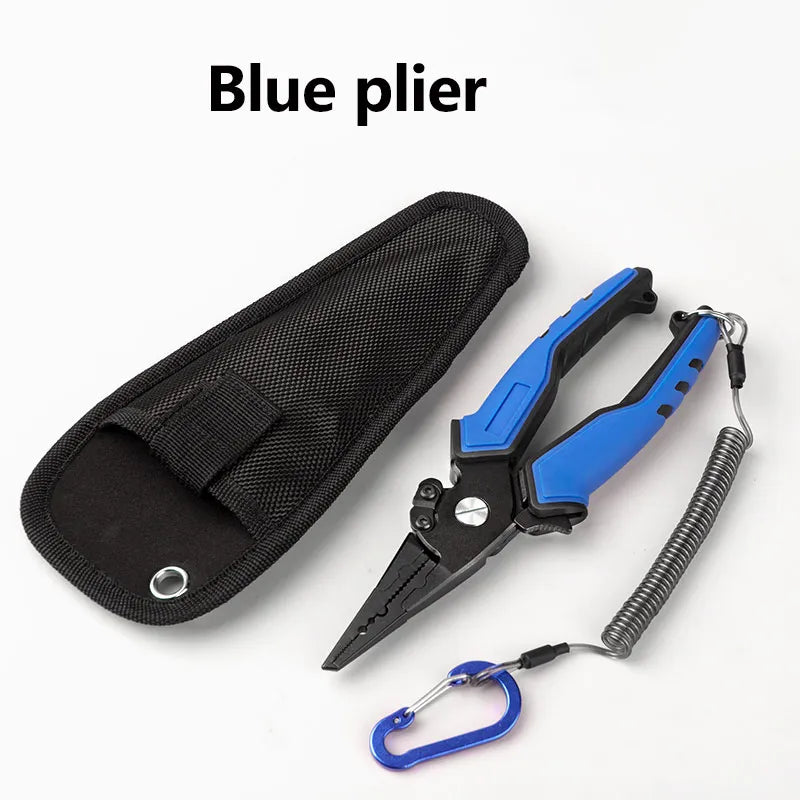 LINNHUE Aluminum Alloy Fishing Pliers Grip Set Split Ring Cutters Line Hook Recover Fishing Tackle High Quality Fishing Tool