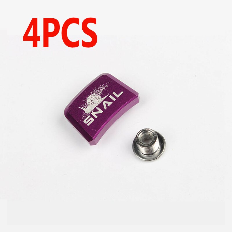 SNAIL MTB Bicycle Chainwheel Screws 7075 Aluminum Alloy Single Chainring Bolts Road Mountain Bike Disc Screws for Crankset