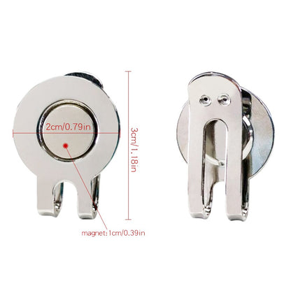 1 Pcs Golf Cap Clip Magnetic Alloy Professional Hat Clip Accessories Hold Golf Mark Drop Ship