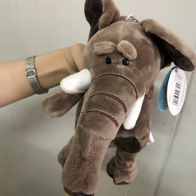 25CM Popular Lion Elephant Giraffe Monkey Stuffed Plush Doll Jungle Series Stuffed Animal Toys for Kids Children