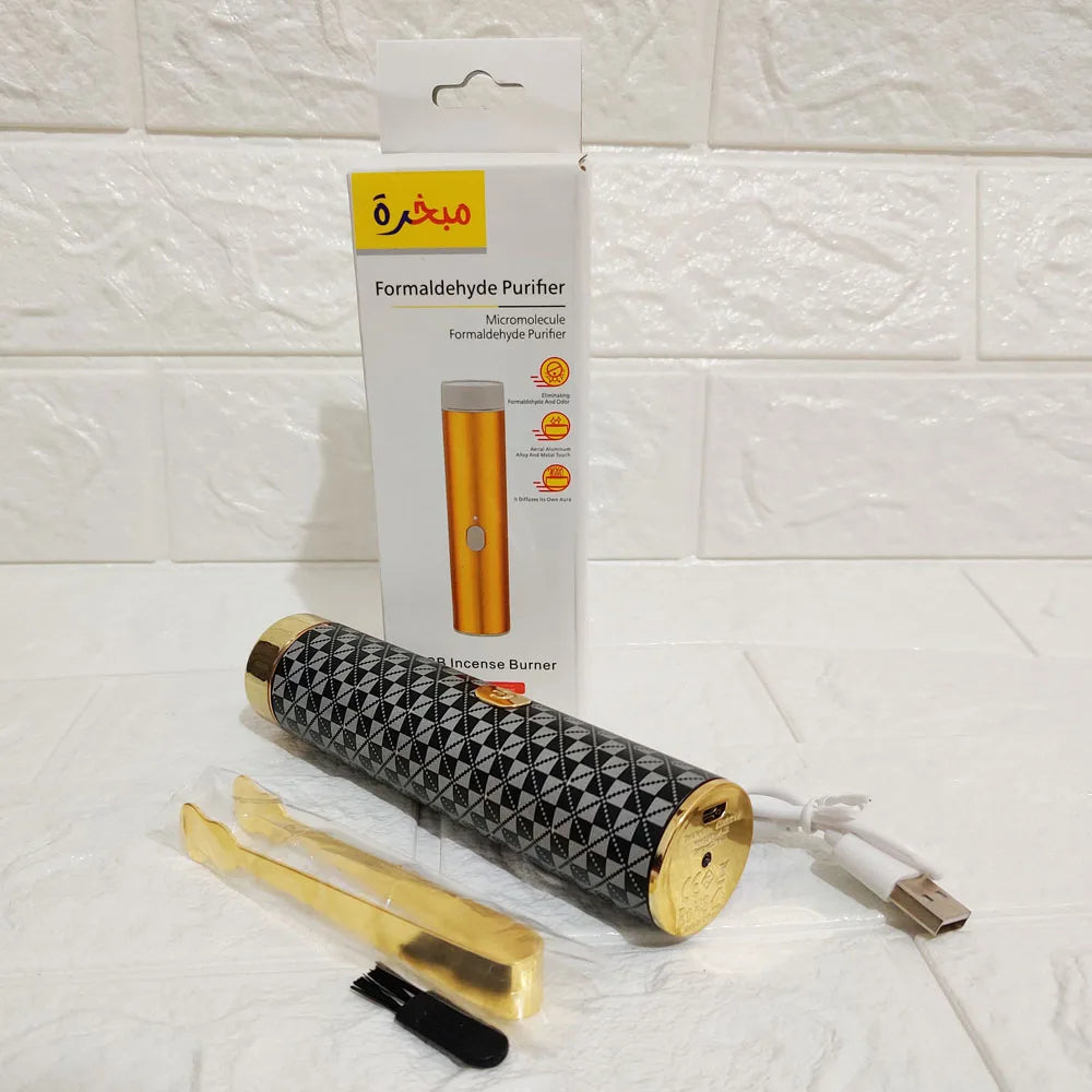 Portable Electric Incense Burner, Arabic Car Burner, USB Power, Ramadan, Muslim, Mini
