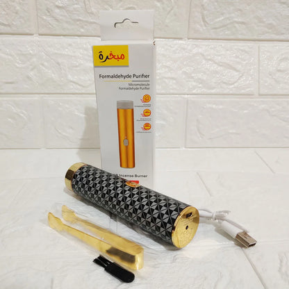 Portable Electric Incense Burner, Arabic Car Burner, USB Power, Ramadan, Muslim, Mini