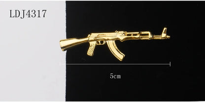 Tie Clip for Men Classic Meter Tie Pin Copper Tie Bar Quality Enamel Tie Collar Pin Crystal Business Corbata