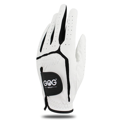 Pack 1 Pcs Golf Gloves Men Cabretta Leather Breathable Left/Right LH/RH Hand Non-Slip Men Golf Glove