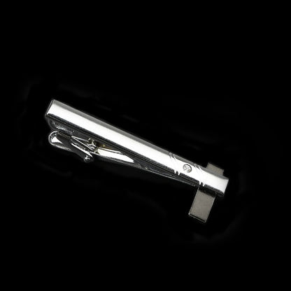 Men's Metal Tie Clip Bright Chrome Stainless Steel Jewelry  Necktie Clips Pin Clasp Clamp Wedding Charm Creative
