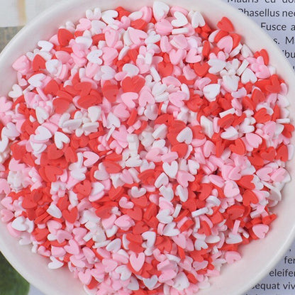 100g/Bag Slime Clay Sprinkles Filler Toys Accessories Candy Fake Cake Dessert Mud Decoration