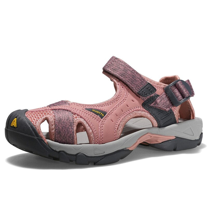 HUMTTO Outdoor Women's Upstream Shoes Breathable Summer Aqua Shoes Rubber Air Mesh Sandals Wading Quick Drying Beach Sneakers