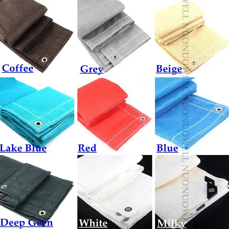 Wide 0.9m 3ft HDPE Anti-Uv Sun Shade Net Garden Plants Cover Shade Sails Enclosure Nets Balcony Terrace Fence Safety Privacy Net