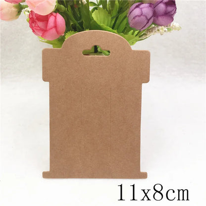 100pcs Multi-Style Hair Clip Cards Hair Accessories Jewelry Display Card Fashion Hair Clip Packaging Vintage Classic Card