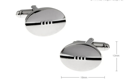 Men's Cufflinks Sport Series Rugby Golf Football Tennis Design Cuff Links for Men Copper Quality
