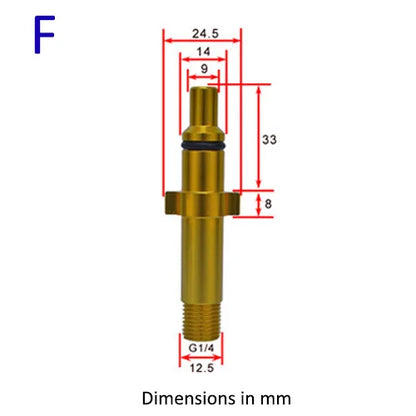 Pressure Washer Gun Lance Bayonet Adapter Snow Foam Lance Adapter High Pressure Car Washer Foam Gun Nozzle Connector for Karcher