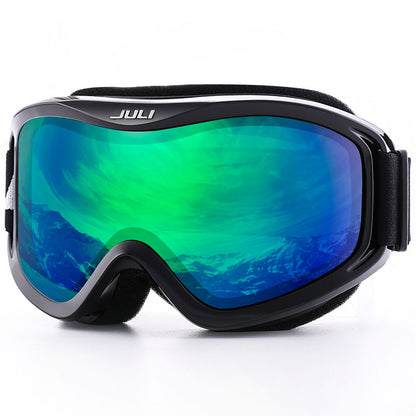 MAXJULI Brand Professional Ski Goggles Double Layers Lens Anti-Fog UV400 Ski Glasses Skiing Men Women Snow Goggles