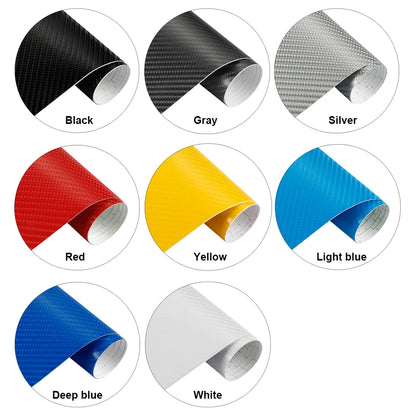 200mmX1520mm Waterproof DIY Car Sticker Car Styling 4D Thicken 3M Car Carbon Fiber Vinyl Wrapping Film Car Accessories Decals