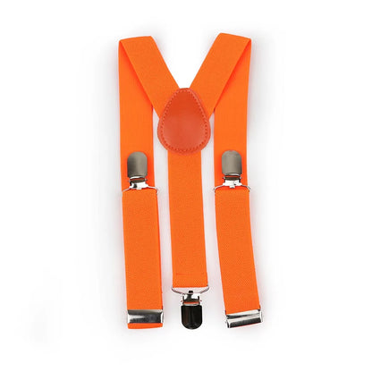 Solid Color Children Belt Baby Boys Suspenders Polyester Y-Back Braces Adjustable Elastic Kids