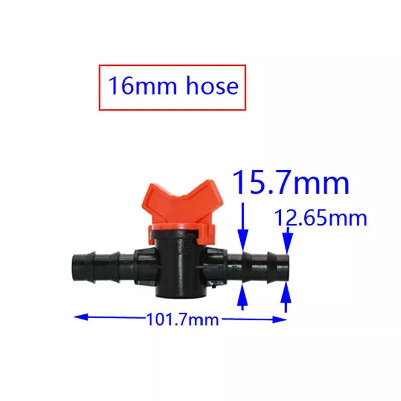 1/2 3/4 Garden Hose Tap DN15 DN20 Irrigation Water Valve 16mm 20mm 25mm Garden Hose Waterstop Connector Cranes 1pcs