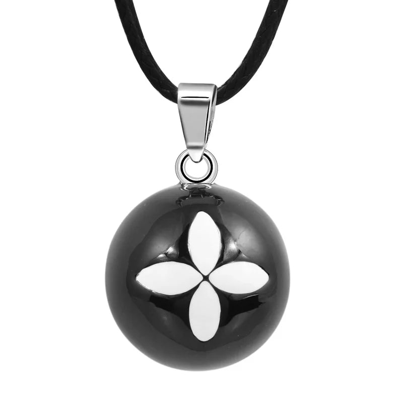Eudora Harmony Ball Pendant Necklace Pregnancy Chime Ball Mexcian Bola Pendants Wishing Balls Fine Jewelry for Women