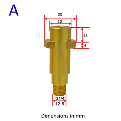 Pressure Washer Gun Lance Bayonet Adapter Snow Foam Lance Adapter High Pressure Car Washer Foam Gun Nozzle Connector for Karcher