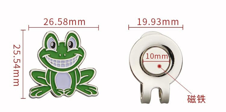 New Arrival Golf Marker W Golf Hat Clip Magnetic Alloy Golf Mark for Golf Ball Sport Drop Shipping