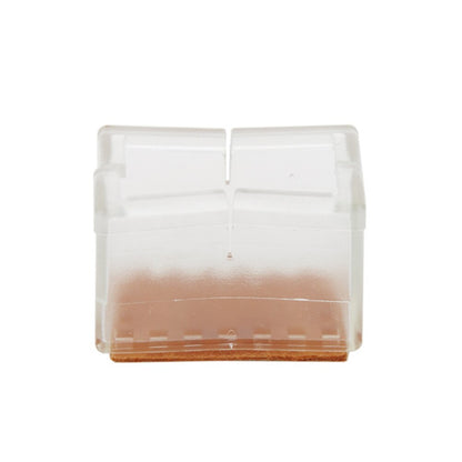 10pcs/Set Transparent Silicone Rectangle Square Round Chair Leg Caps Feet Pads Furniture Table Feets Wood Floor Protect Supplies