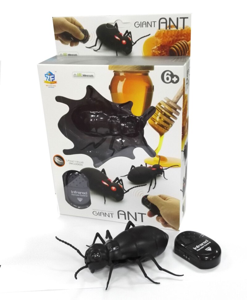 Infrared RC Remote Control Animal Insect Toy Smart Cockroach Spider Ant Insect Scary Trick Halloween Toy Christmas Kids