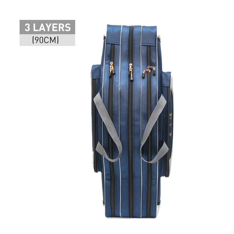 Portable Multifunction Fishing Bag Pesca Canvas 80/90/100/120cm Fishing Rod 3 Layer 4 Layer Travel Carry Case Pesca XA49G