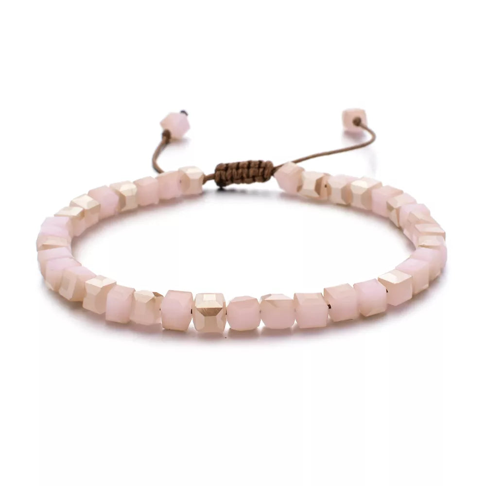 ZMZY Woman Bracelet Wristband Glass Crystal Bracelets Jewelry Accessories Handmade Wristlet Trinket