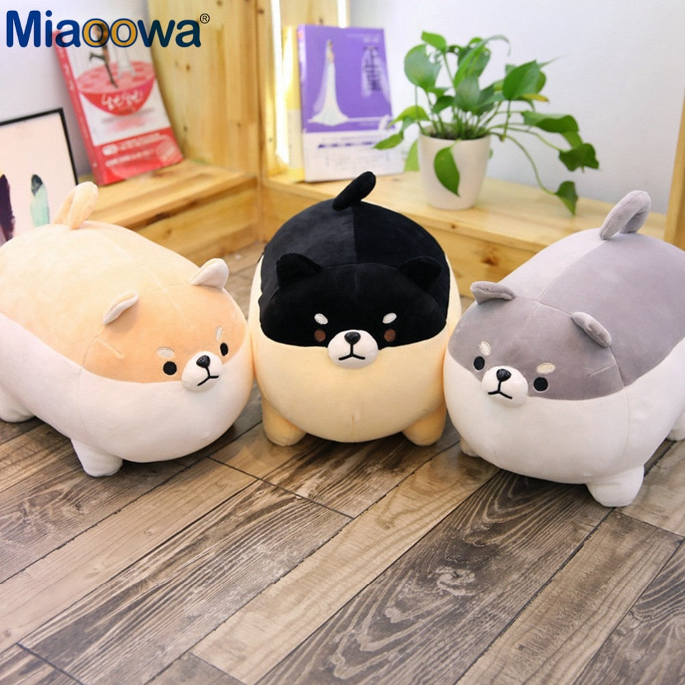 New 40/50cm Cute Shiba Inu Dog Plush Toy Stuffed Soft Animal Corgi Chai Pillow Christmas for Kids Kawaii Valentine Present