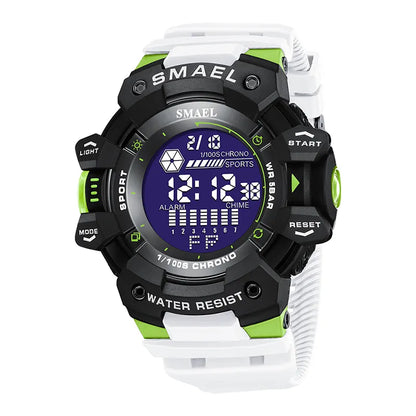 Mens Watch Military Water Resistant SMAEL Sport Watch Army Led Digital Wrist Stopwatches for Male 1802 Relogio Masculino Watches