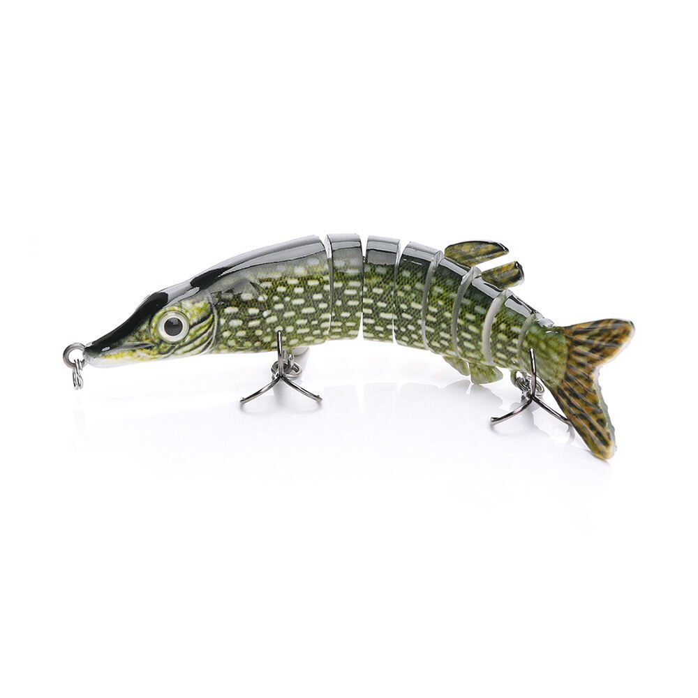 VTAVTA Artificial Pike Lure Bait Multi Jointed Bait 12.5cm 20g Lifelike Crankbaits Fishing Wobblers Swimbait Sea Fishing Lure