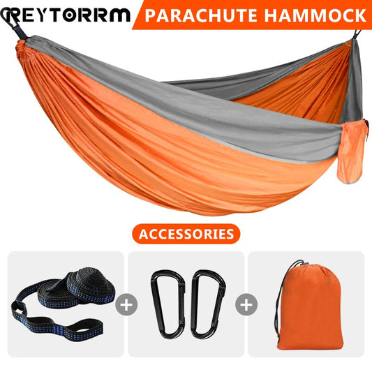 2-3 Person Large Size 300x200cm Hammock Outdoor Survival Camping Portable Hammock Leisure Patio Garden Terrace Double Traveling