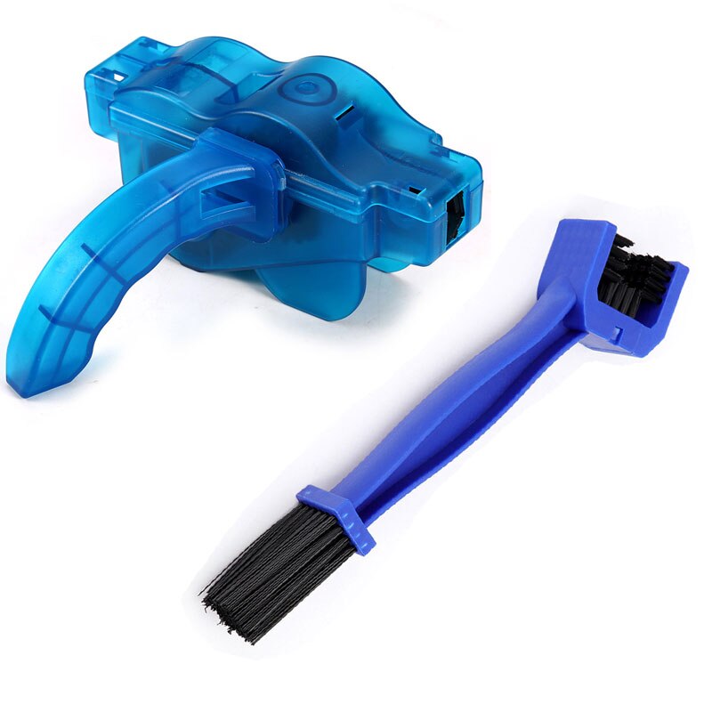 ZK30 Portable Bicycle Chain Cleaner Bike Brushes Scrubber Wash Tool Mountain Cycling Cleaning Kit Outdoor Accessory