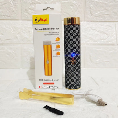 Portable Electric Incense Burner, Arabic Car Burner, USB Power, Ramadan, Muslim, Mini