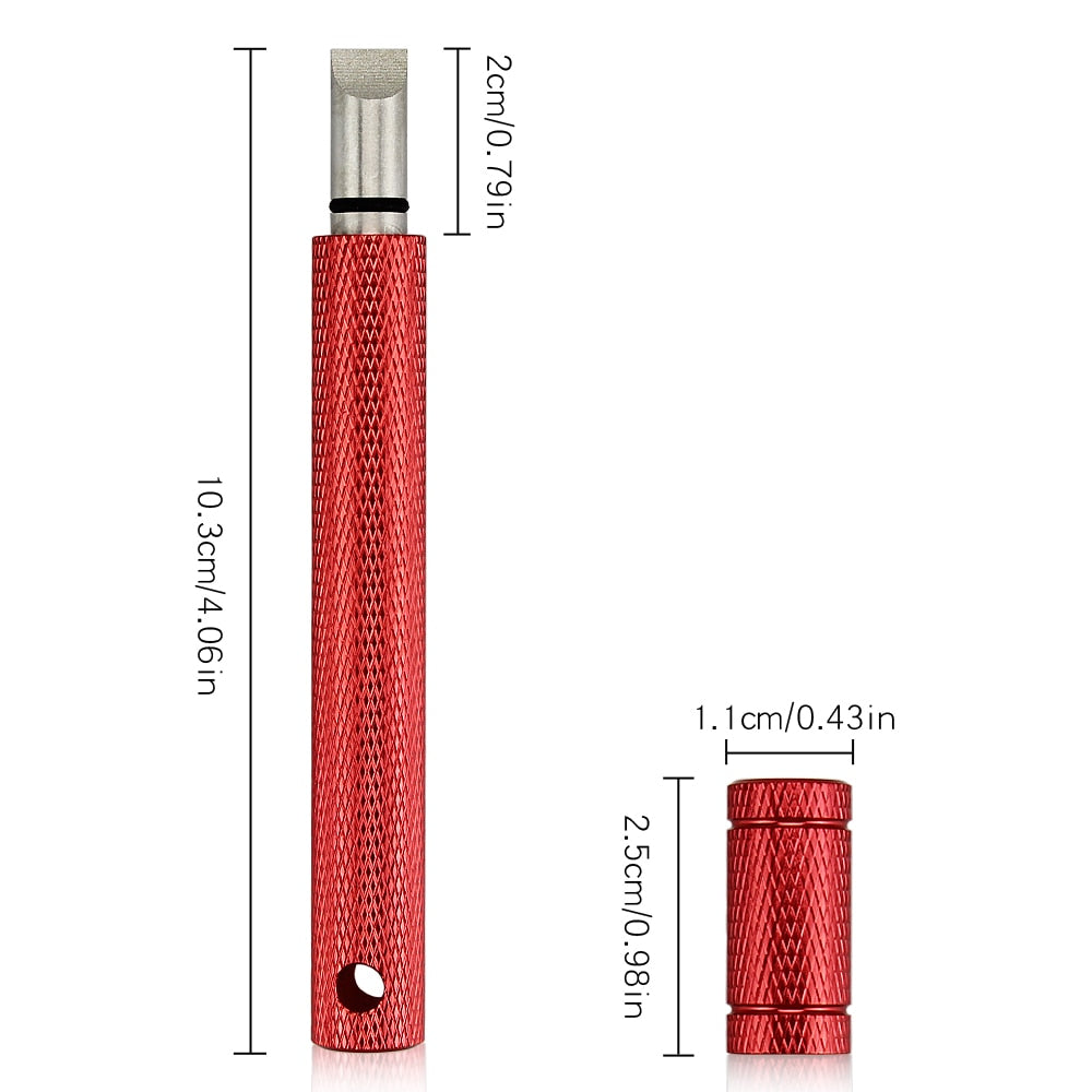 1pc Golf Wedge Iron Groove Sharpener Club Cleaner Cleaning Tool Square Golf Groove Cutter Tool Golf Training Aids