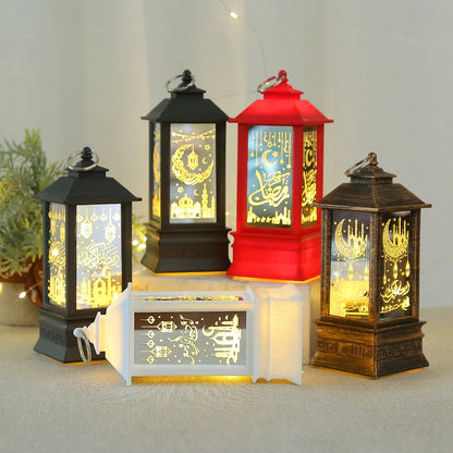 EID Mubarak LED Wind Lights Ramadan Decoration for Islamic Muslim Home Festival Party Decor Ramadan Kareem Eid Al Adha