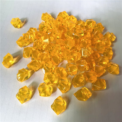 50PCS 14*11mm Acrylic Transparent Pawn Irregular Diamond Stone Chessman Game Pieces for Board Games Accessories 22 Colors