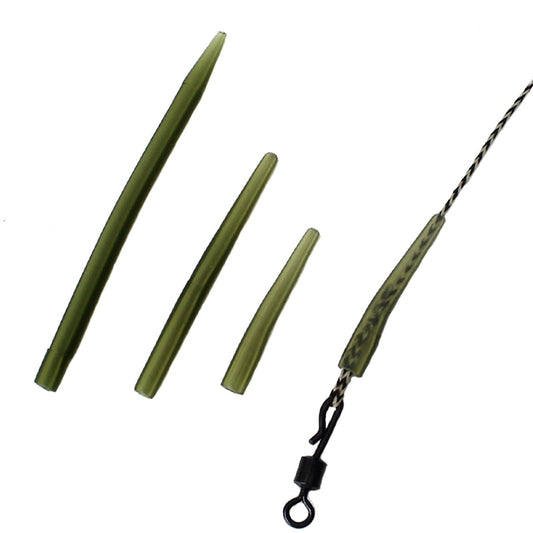 20PCS Carp Fishing Accessories Anti Tangle Sleeves Line Aligner Hook Sleeve for Carp Fishing Rig Hair Ronnie Rig Terminal Tackle
