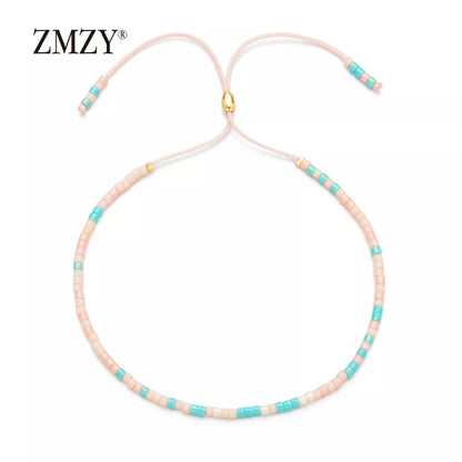 ZMZY Boho Style Miyuki Delica Seed Beads Bracelets for Women Friendship Bracelet Jewelry Colorful Charm Bracelet Femme Handmade