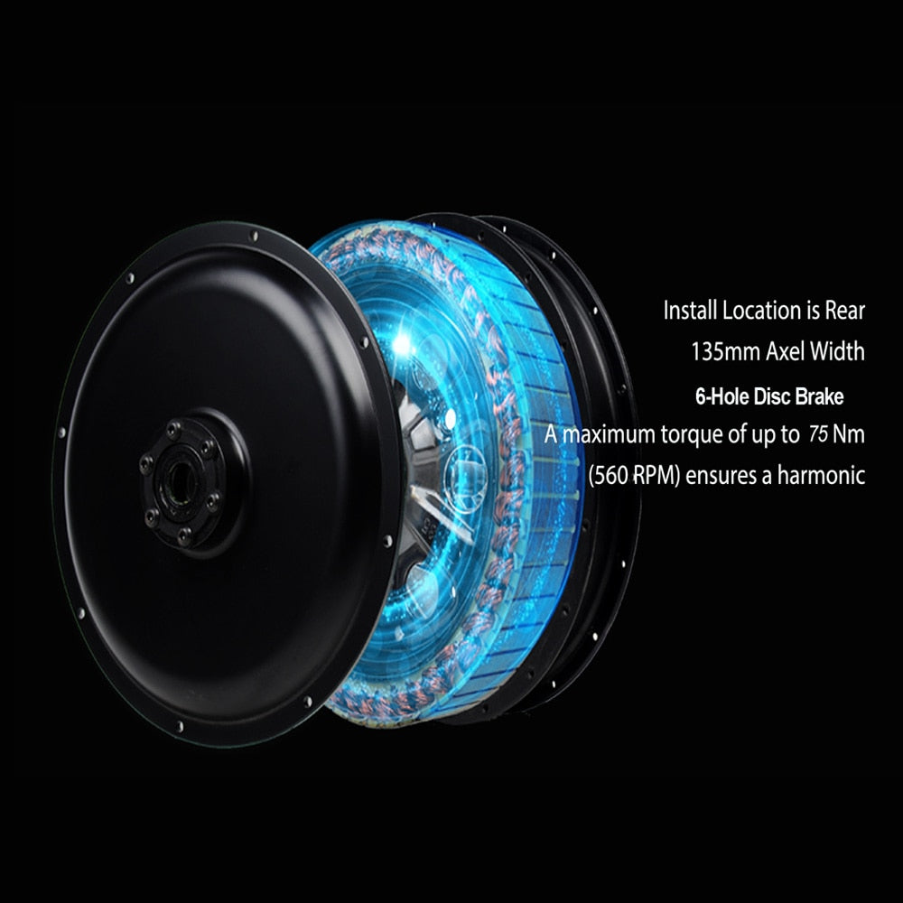 Paion Ebike  Motor 48V 1500W Hub Motor Brushless Electric Bike  Rear Motor Electric Bicycle / Cassette Hub Motor