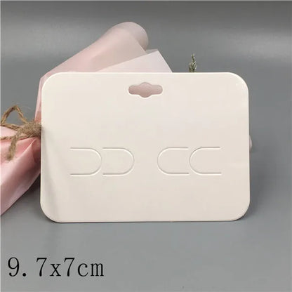 100pcs Multi-Style Hair Clip Cards Hair Accessories Jewelry Display Card Fashion Hair Clip Packaging Vintage Classic Card